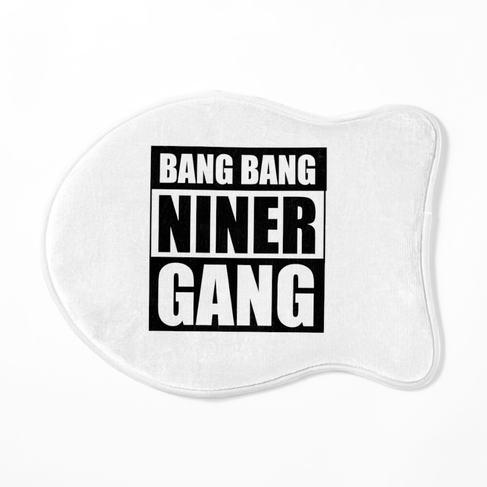 Bang Bang Niner Gang (Black) - 49ers' Throw Pillow for Sale by Vaishnavi  Deo