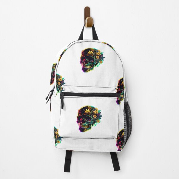 Item preview, Neon Skull Botanica designed and sold by OffbeatArtworks.