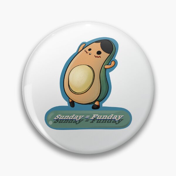 Item preview, Sunday Funday Dancing Avocado designed and sold by ShyenArtCenter.