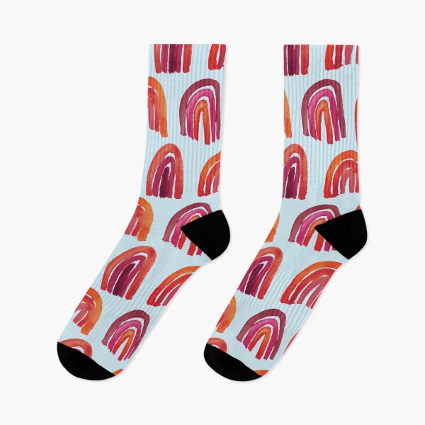 Item preview, Watercolor Sunset Rainbows designed and sold by katemdesign.