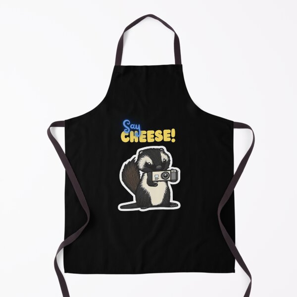 Item preview, Say Cheese Skunk Funny Cute Photographer Holding Camera designed and sold by InkMeister.