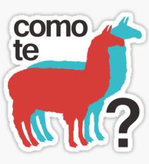 Como te llamas? Sticker