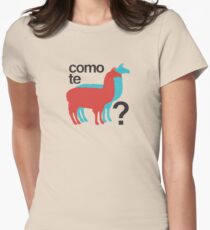 Como te llamas? Women's Fitted T-Shirt