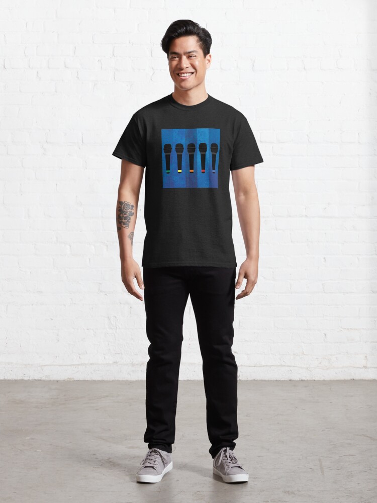Thumbnail 3 of 7, Classic T-Shirt, The Block Anniversary - Blue designed and sold by CreativeKristen.