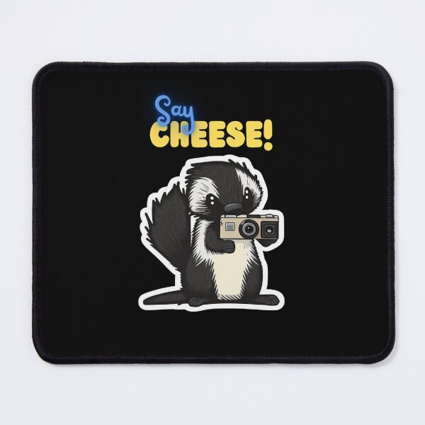 Item preview, Say Cheese Skunk Funny Cute Photographer Holding Camera designed and sold by InkMeister.