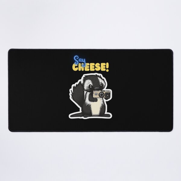 Item preview, Say Cheese Skunk Funny Cute Photographer Holding Camera designed and sold by InkMeister.