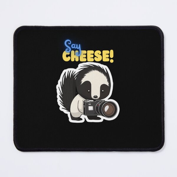 Item preview, Say Cheese Skunk Funny Cute Photographer Holding Camera designed and sold by InkMeister.