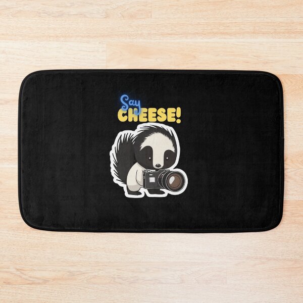 Item preview, Say Cheese Skunk Funny Cute Photographer Holding Camera designed and sold by InkMeister.
