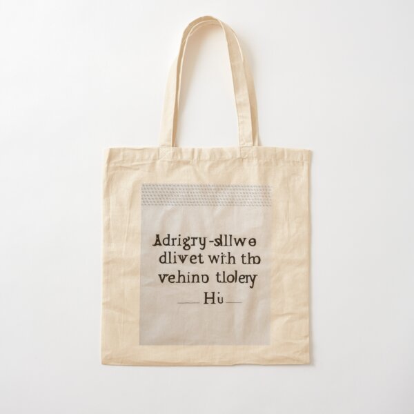A slightly dewy path. You hit a bush with your shoulder - suddenly on your face Silver dew drips from the leaves - Artificial intelligence art Cotton Tote Bag