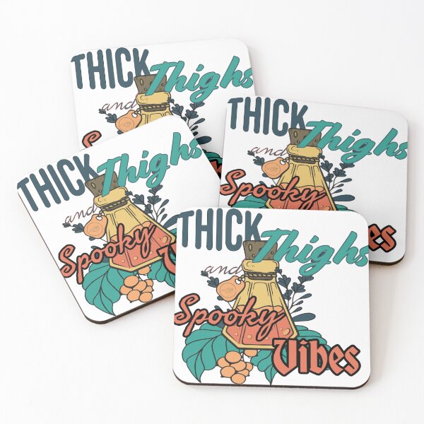 Item preview, Thick Thighs and Spooky Vibes designed and sold by HurleyBurleyArt.