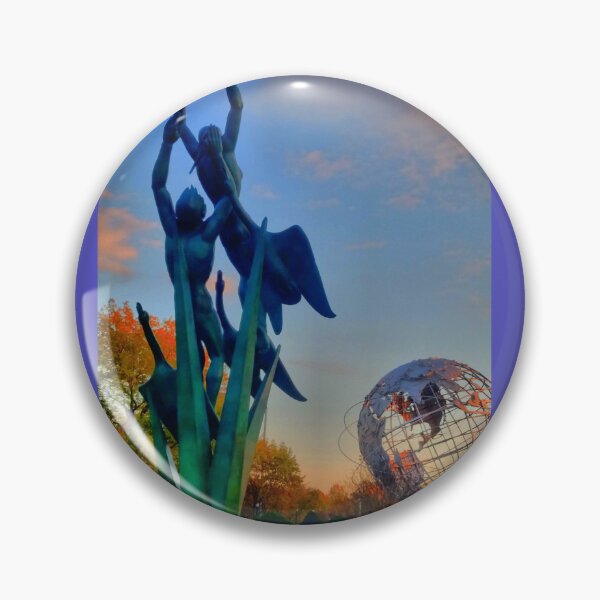 Item preview, "Freedom of the Human Spirit" statue and the Unisphere designed and sold by michael6076.
