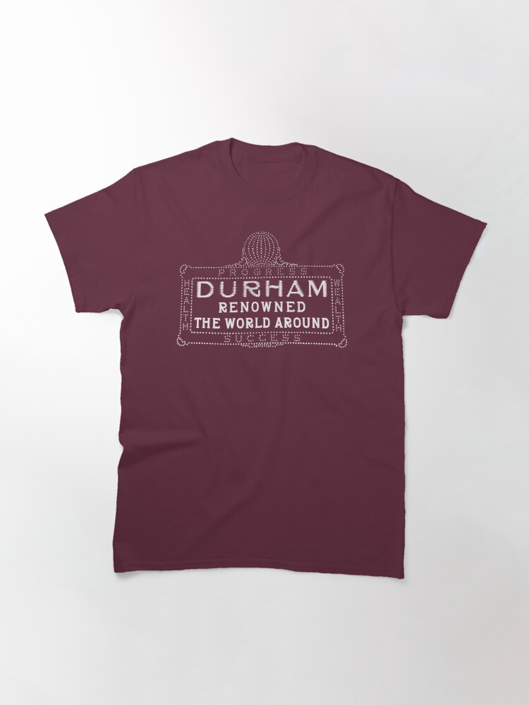 "Durham Renowned the World Around TShirt Vintage Durham North