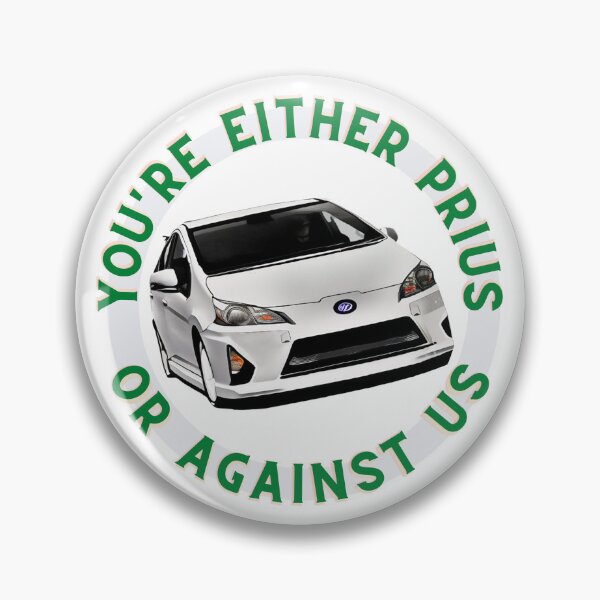 Item preview, Prius Pun Hybrid Joke With Us or Against Us designed and sold by notallpunngames.