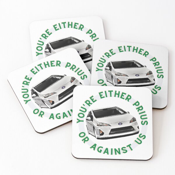 Item preview, Prius Pun Hybrid Joke With Us or Against Us designed and sold by notallpunngames.