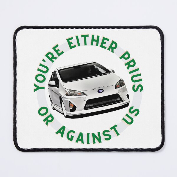 Item preview, Prius Pun Hybrid Joke With Us or Against Us designed and sold by notallpunngames.