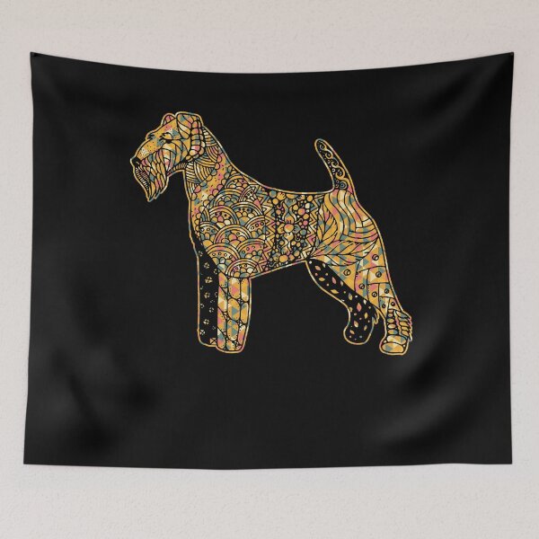 Item preview, Welsh Terrier - Welsh Terrier Geometric designed and sold by UnknownArtistt.