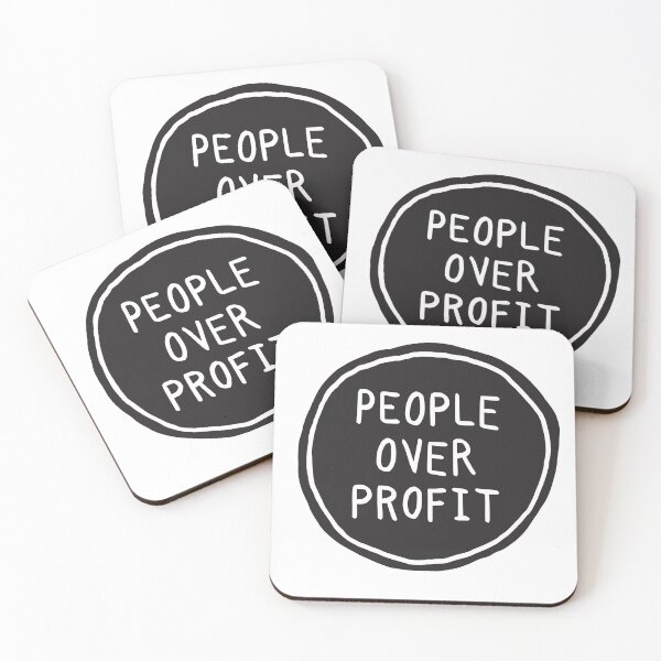 Item preview, People Over Profit designed and sold by HeyGoAway.