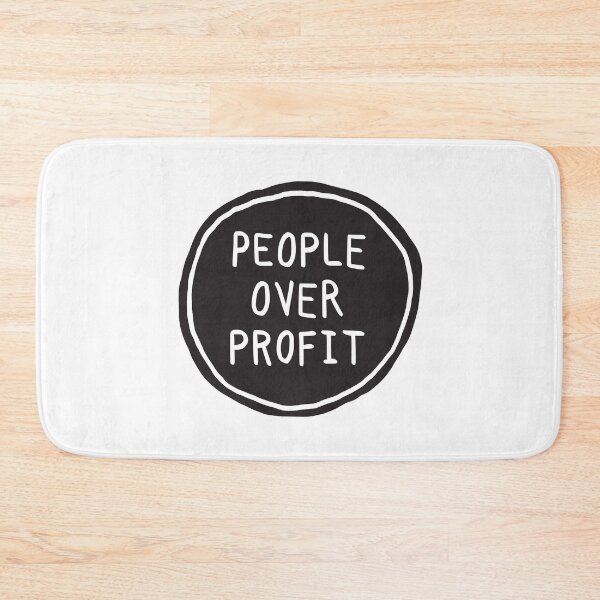 Item preview, People Over Profit designed and sold by HeyGoAway.