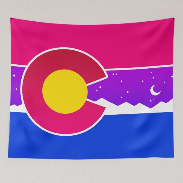 Item preview, Colorado Bi Bisexual Pride Flag Denver Parade PrideFest designed and sold by flannmoriath.