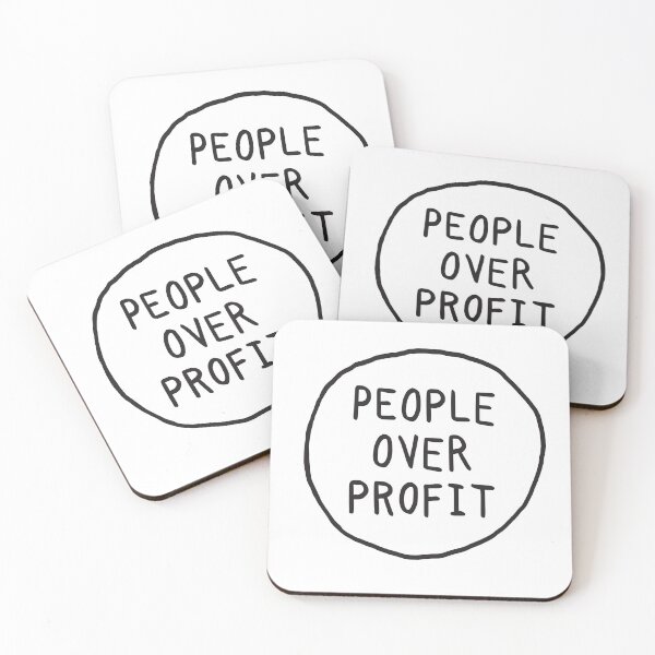 Item preview, People Over Profit designed and sold by HeyGoAway.
