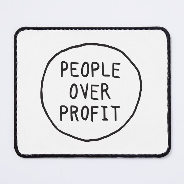 Item preview, People Over Profit designed and sold by HeyGoAway.