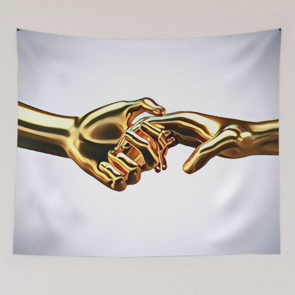 Item preview, Love So Solid (Gold Hands) designed and sold by UniqueDeignz.