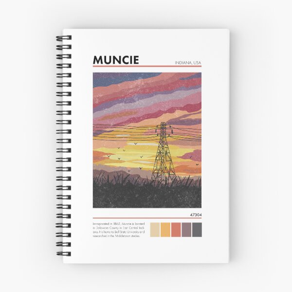 Item preview, Muncie, Indiana designed and sold by Milli Co Studio.