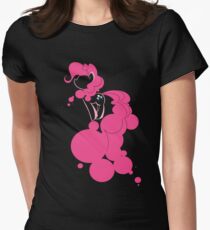 Bubbly Pink Women's Fitted T-Shirt