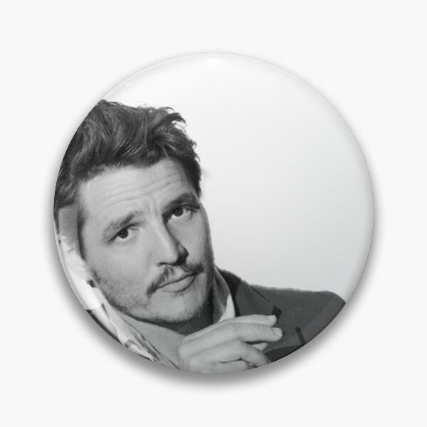 Aperçu de l'œuvre Pedro Pascal Noir et Blanc créée et vendue par MerlinsHut.