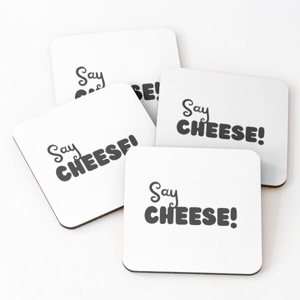 Item preview, Say Cheese Funny Fun Saying Photographer Lover Black on White designed and sold by InkMeister.
