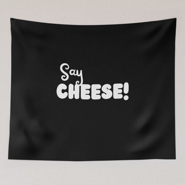 Item preview, Say Cheese Funny Fun Saying Photographer Lover White on Black designed and sold by InkMeister.