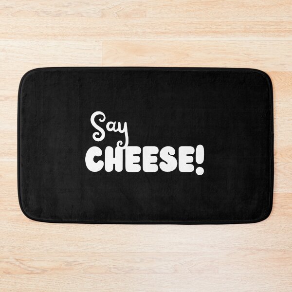 Item preview, Say Cheese Funny Fun Saying Photographer Lover White on Black designed and sold by InkMeister.