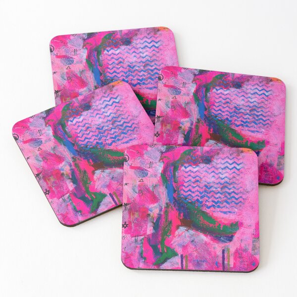 Item preview, Cryptic - cool unique modern colorful intuitive abstract art designed and sold by AdzSpirit.