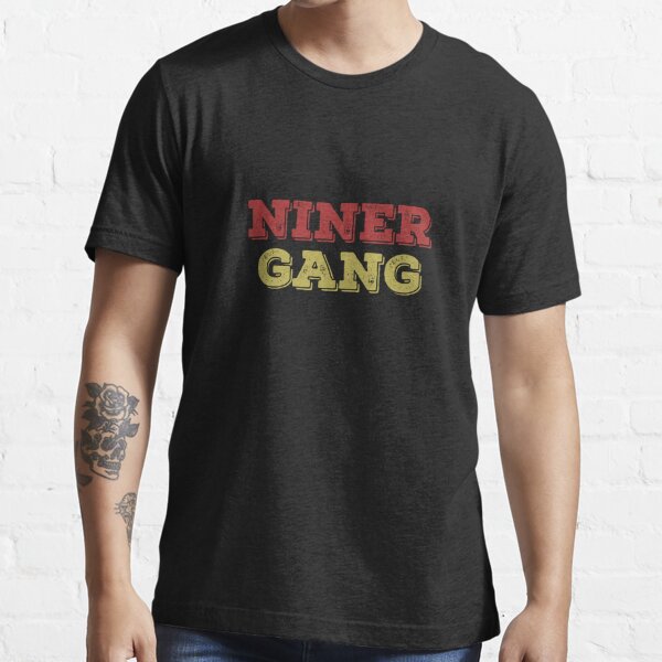 halfzero Bang Bang Niner Gang on Red T-Shirt