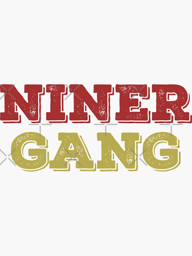 Bang Bang Niner Gang (Black) - 49ers Throw Pillow for Sale by Vaishnavi  Deo