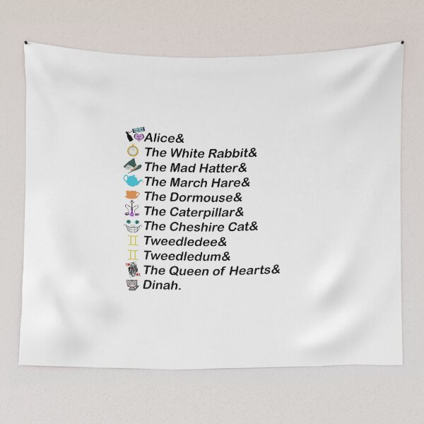 Item preview, Alice in Wonderland Names designed and sold by GiantSquid1.