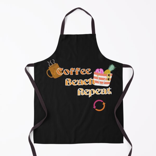 Artikelvorschau, Kaffee-Strand-Wiederholungs-Design entworfen und verkauft von RhondaLily.
