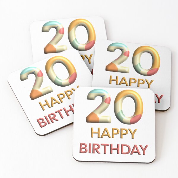Item preview, happy birthday 20 year designed and sold by birrulwalidain.