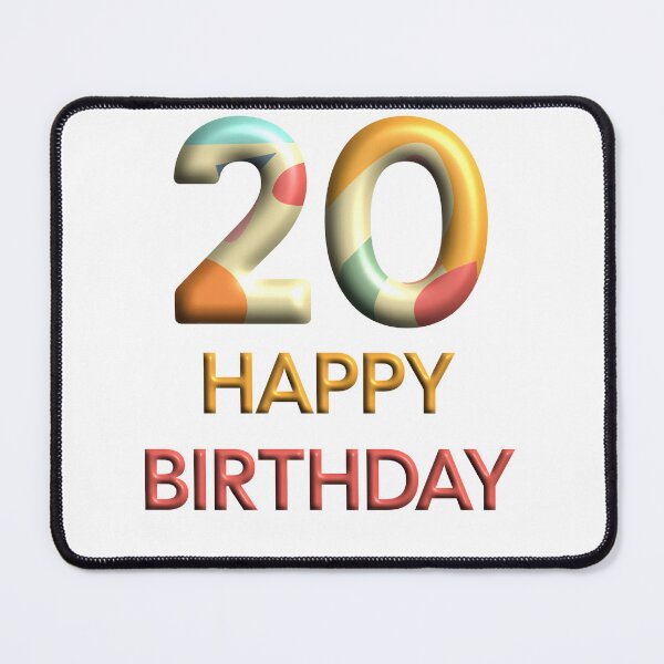 Item preview, happy birthday 20 year designed and sold by birrulwalidain.