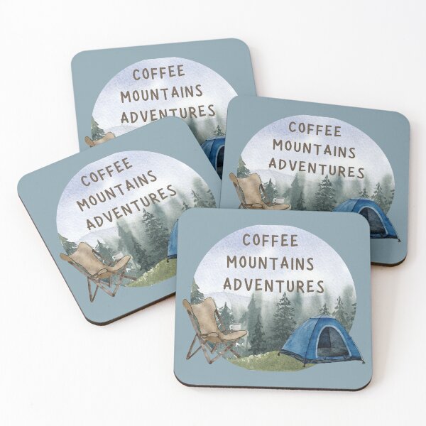 Item preview, Coffee Mountains Adventures designed and sold by LifeNonchalant.
