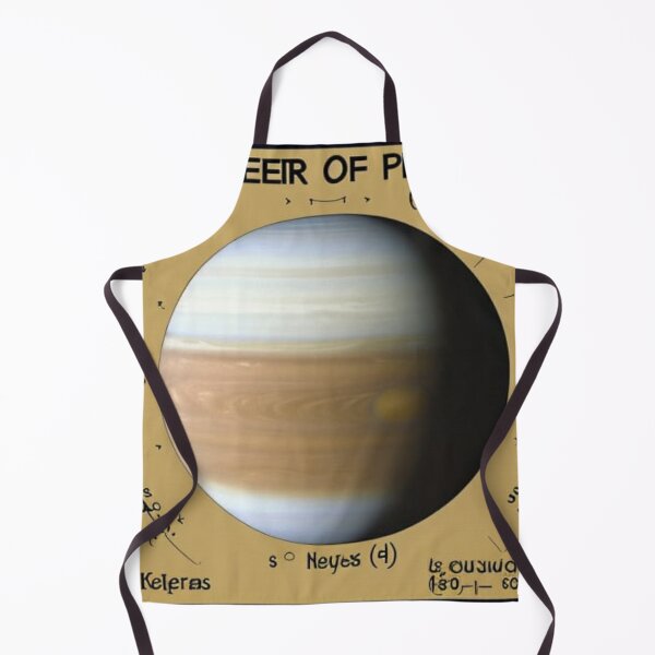 Kepler&#39;s laws of planetary motion - Artificial intelligence art Apron