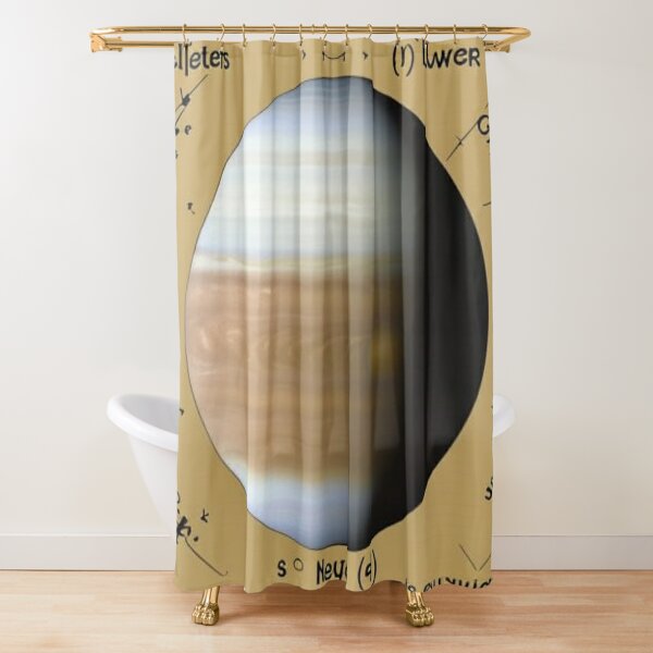 Kepler's laws of planetary motion Shower Curtain