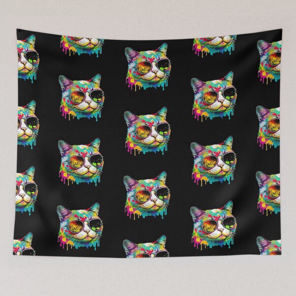 Item preview, Vibrant Cat designed and sold by SunsetIconic.