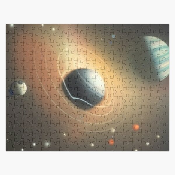Kepler&#39;s laws of planetary motion - Artificial intelligence art Jigsaw Puzzle