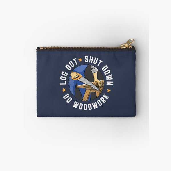 Item preview, Log Out Shut Down Woodworker Carpenter Pastime Hobby designed and sold by propellerhead.
