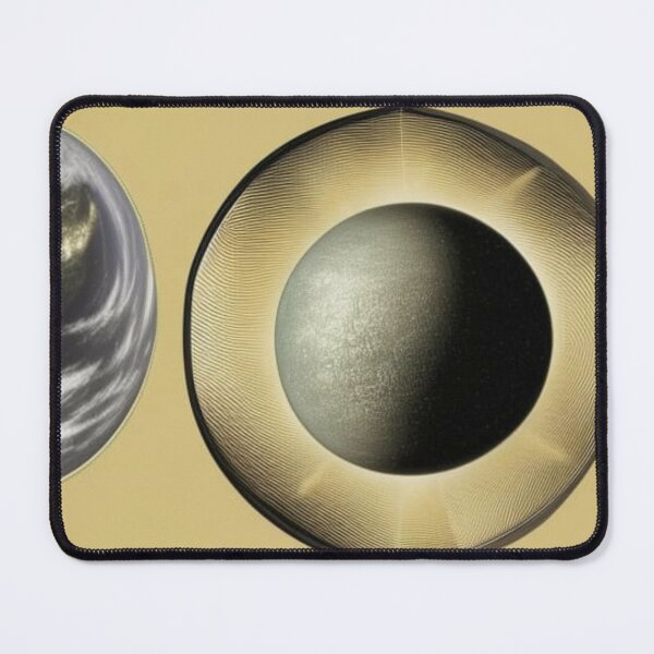 Keplers laws of planetary motion - Artificial intelligence art Mouse Pad