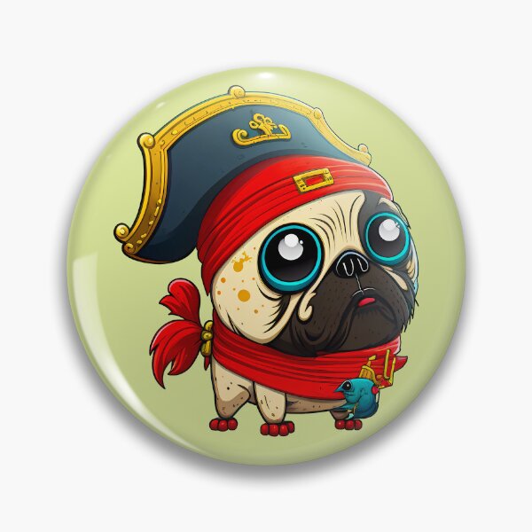 Item preview, Pug Pirates In Space 10 designed and sold by TheSillySartor.