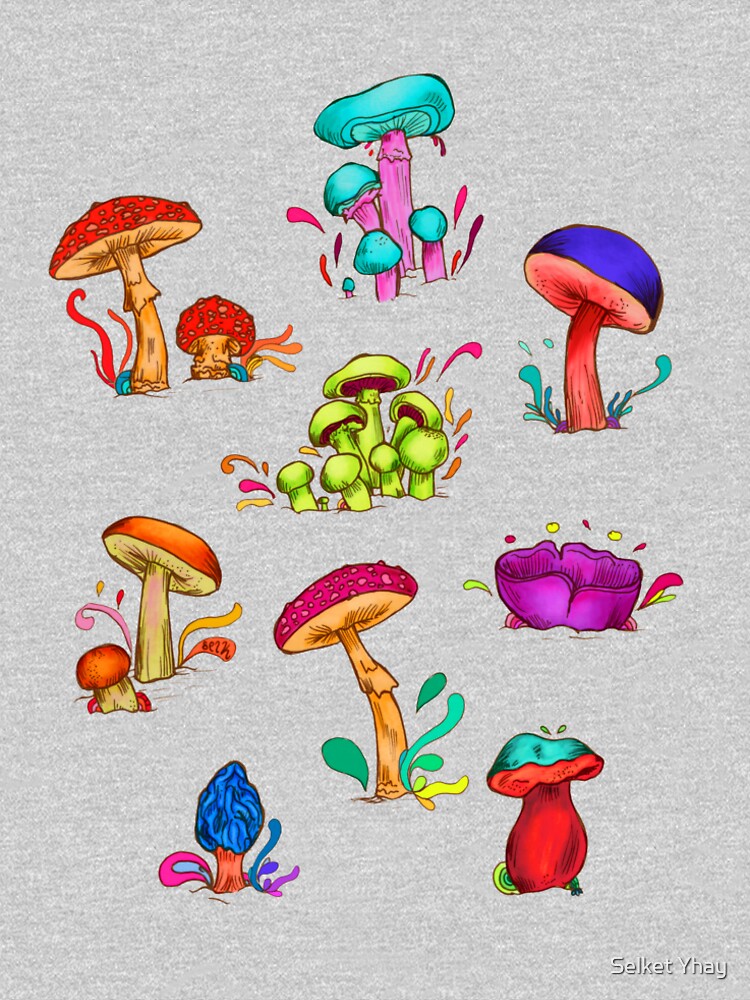 Thumbnail 6 of 6, Premium T-Shirt, Mushroom cluster designed and sold by Selket Yhay.