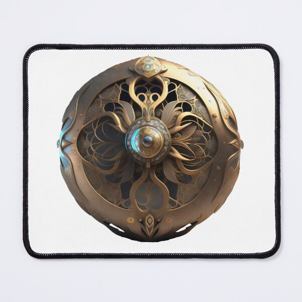 Item preview, Futuristic Art Nouveau Golden Puzzle Object designed and sold by entwithanaxe.