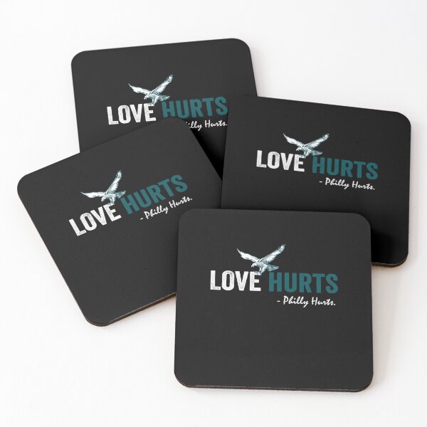 Item preview, Love Hurts So Good Philadelphia eagles Football designed and sold by DesignMacy.
